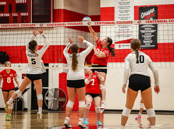0657 Centennial vs Roseville Girls A Volleyball