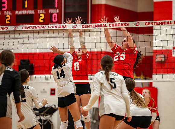 0673 Centennial vs Roseville Girls A Volleyball