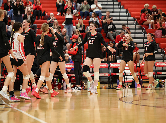 3940 Centennial vs Roseville Girls Varsity Volleyball