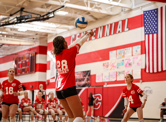 0292 Centennial vs Andover Girls 9B Volleyball