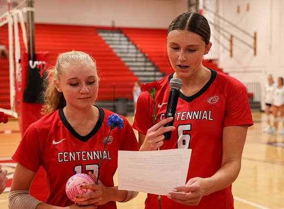 4530 Centennial vs Andover Girls Varsity Volleyball_