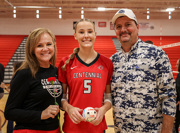 4551 Centennial vs Andover Girls Varsity Volleyball_