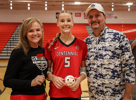 4553 Centennial vs Andover Girls Varsity Volleyball_