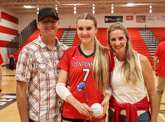 4559 Centennial vs Andover Girls Varsity Volleyball_
