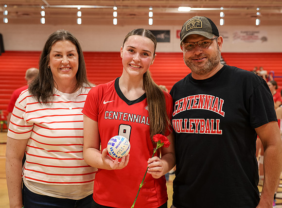 4571 Centennial vs Andover Girls Varsity Volleyball_