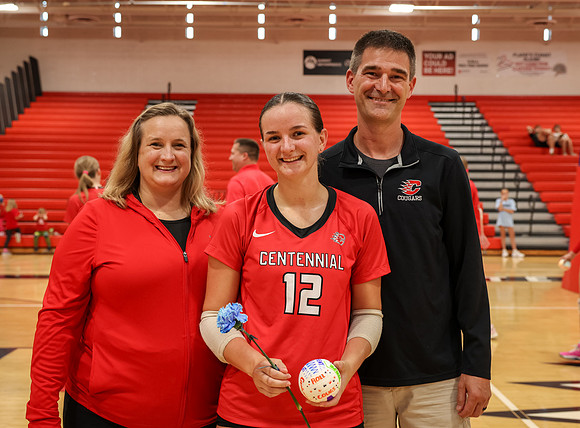 4593 Centennial vs Andover Girls Varsity Volleyball_