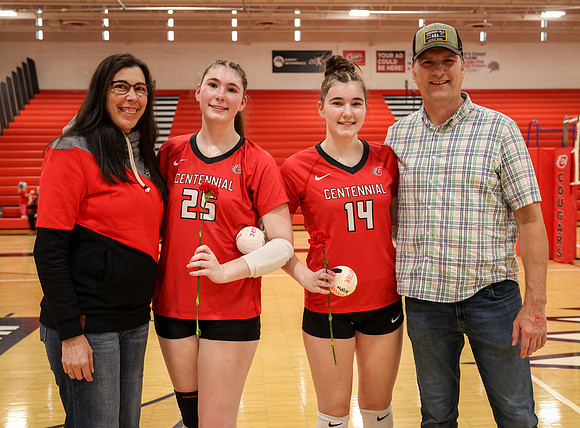 4611 Centennial vs Andover Girls Varsity Volleyball_