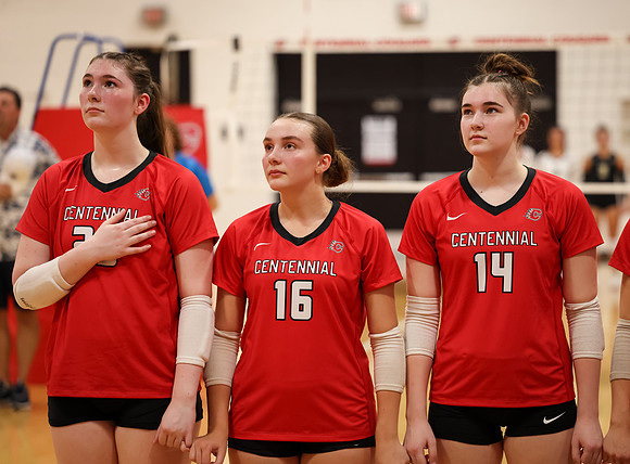 4618 Centennial vs Andover Girls Varsity Volleyball_