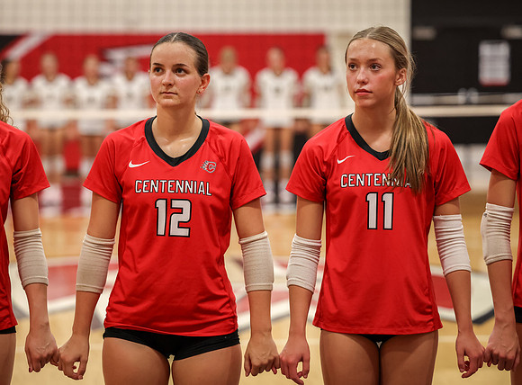 4624 Centennial vs Andover Girls Varsity Volleyball_