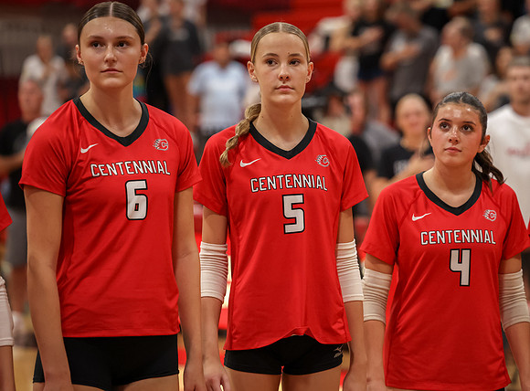 4638 Centennial vs Andover Girls Varsity Volleyball_