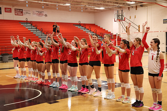 4658 Centennial vs Andover Girls Varsity Volleyball_