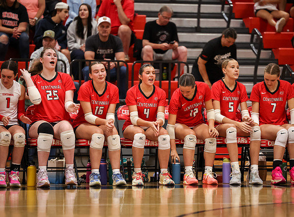 4671 Centennial vs Andover Girls Varsity Volleyball_