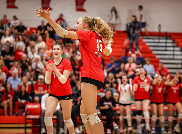4691 Centennial vs Andover Girls Varsity Volleyball_