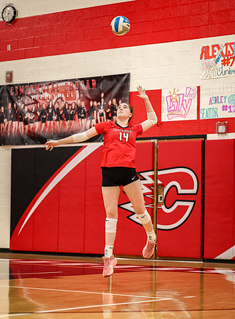 4673 Centennial vs Andover Girls Varsity Volleyball_