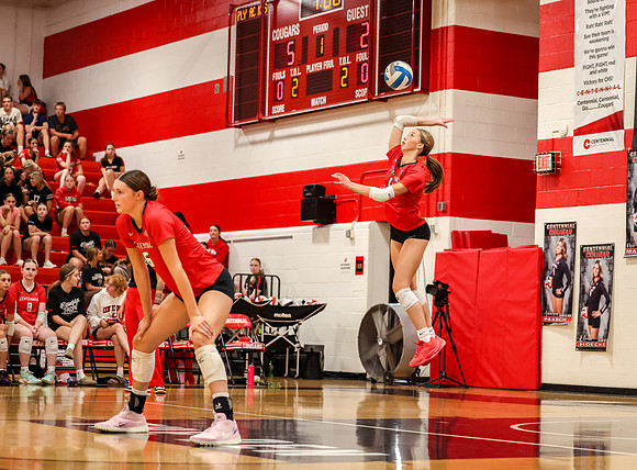 4792 Centennial vs Andover Girls Varsity Volleyball_