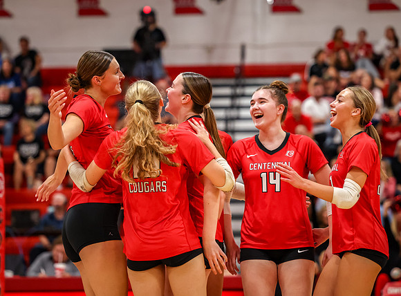 4956 Centennial vs Andover Girls Varsity Volleyball_