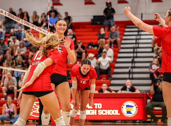 4949 Centennial vs Andover Girls Varsity Volleyball_
