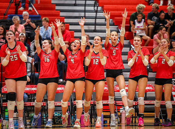 4981 Centennial vs Andover Girls Varsity Volleyball_