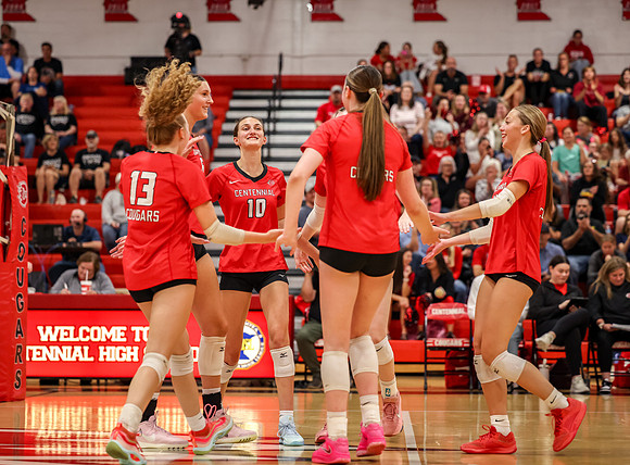 5002 Centennial vs Andover Girls Varsity Volleyball_