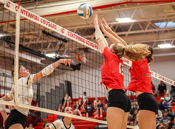 5009 Centennial vs Andover Girls Varsity Volleyball_