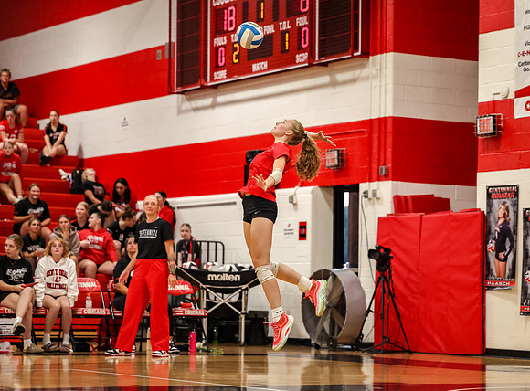 5160 Centennial vs Andover Girls Varsity Volleyball_