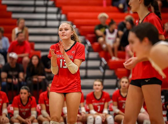 5252 Centennial vs Andover Girls Varsity Volleyball_