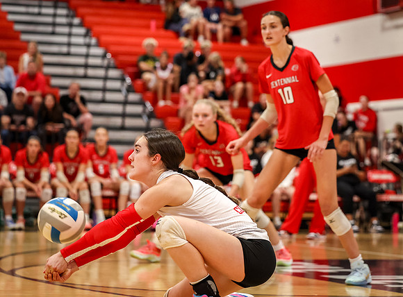 5255 Centennial vs Andover Girls Varsity Volleyball_