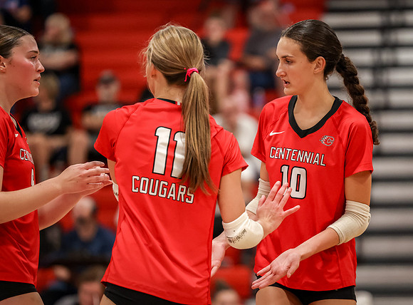 5438 Centennial vs Andover Girls Varsity Volleyball_