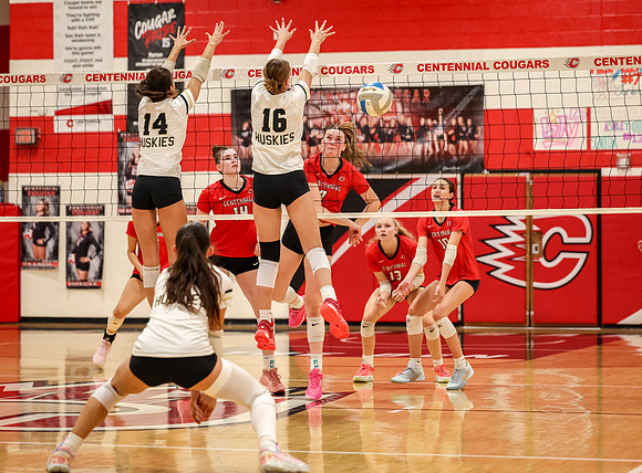 5522 Centennial vs Andover Girls Varsity Volleyball_
