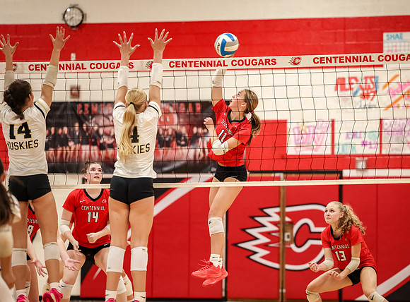 5533 Centennial vs Andover Girls Varsity Volleyball_