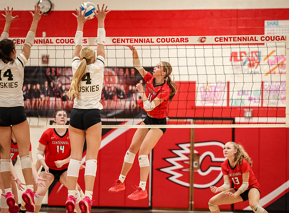 5534 Centennial vs Andover Girls Varsity Volleyball_