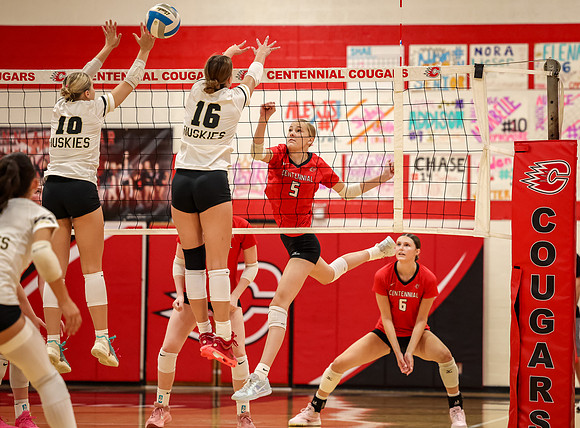 5601 Centennial vs Andover Girls Varsity Volleyball_