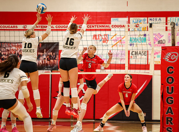 5602 Centennial vs Andover Girls Varsity Volleyball_