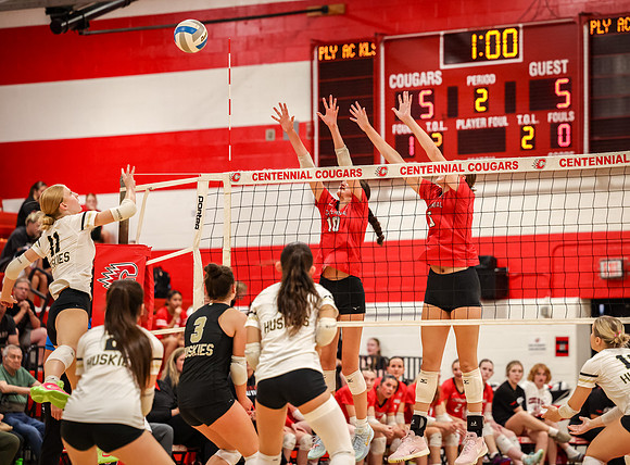 5612 Centennial vs Andover Girls Varsity Volleyball_