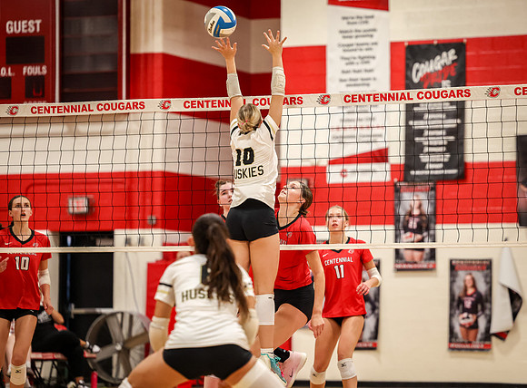 5621 Centennial vs Andover Girls Varsity Volleyball_
