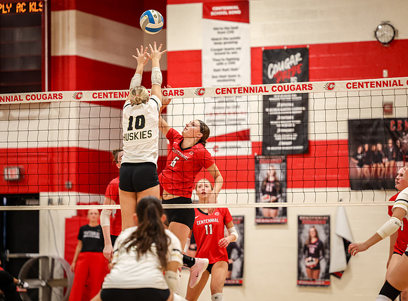 5619 Centennial vs Andover Girls Varsity Volleyball_