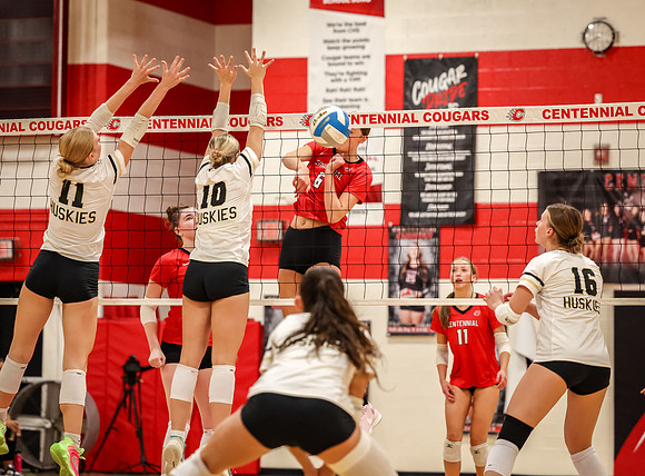 5627 Centennial vs Andover Girls Varsity Volleyball_