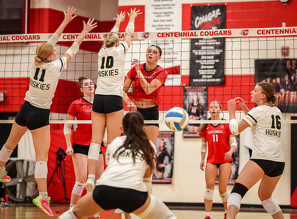 5629 Centennial vs Andover Girls Varsity Volleyball_