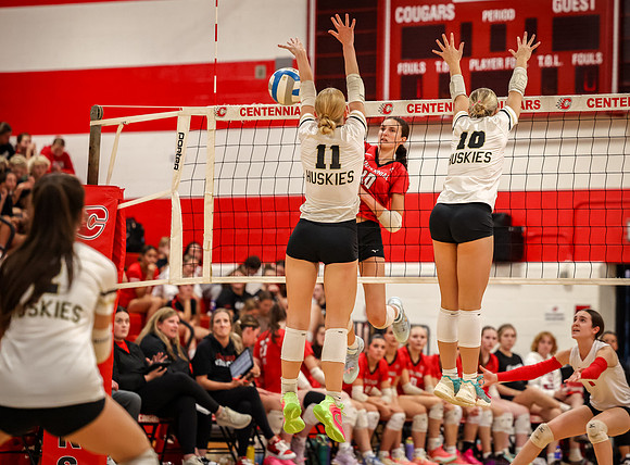 5642 Centennial vs Andover Girls Varsity Volleyball_