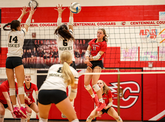 5680 Centennial vs Andover Girls Varsity Volleyball_