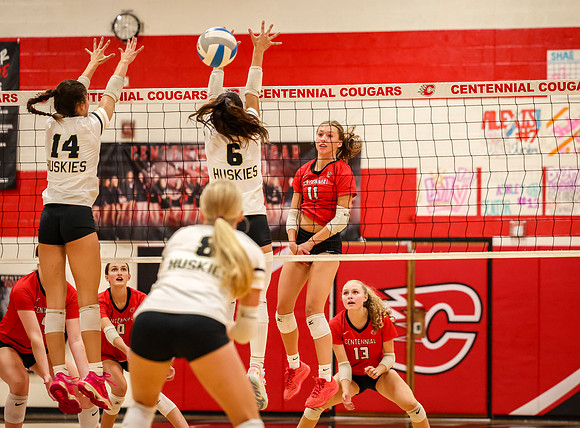 5681 Centennial vs Andover Girls Varsity Volleyball_