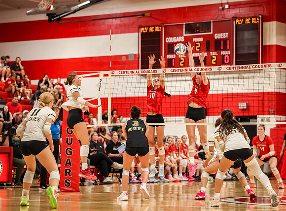 5730 Centennial vs Andover Girls Varsity Volleyball_