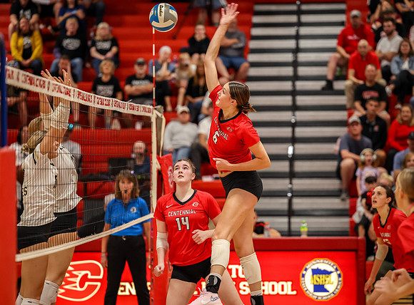 5810 Centennial vs Andover Girls Varsity Volleyball_