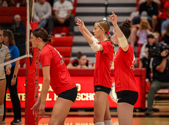 5883 Centennial vs Andover Girls Varsity Volleyball_