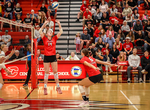 5900 Centennial vs Andover Girls Varsity Volleyball_