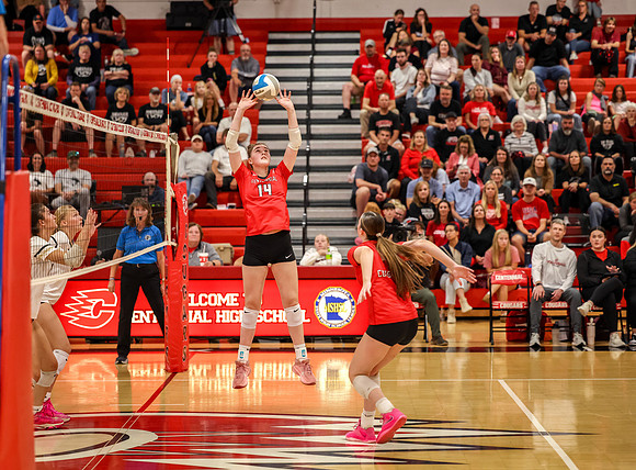 5972 Centennial vs Andover Girls Varsity Volleyball_
