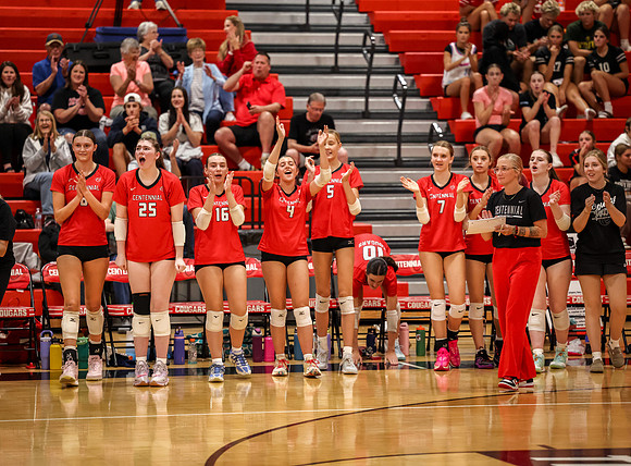 6028 Centennial vs Andover Girls Varsity Volleyball_