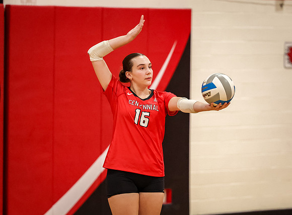 6053 Centennial vs Andover Girls Varsity Volleyball_