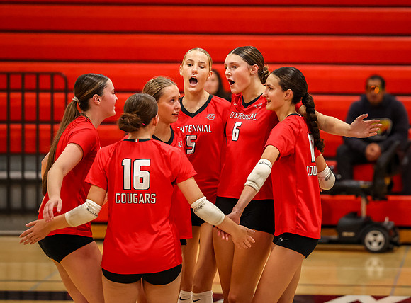 6187 Centennial vs Andover Girls Varsity Volleyball_