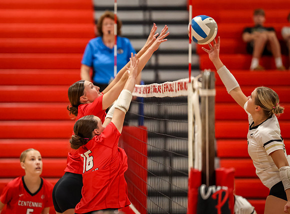 6228 Centennial vs Andover Girls Varsity Volleyball_